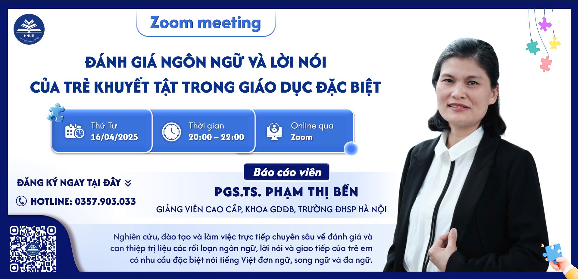 Đánh giá ngôn ngữ và lời nói của trẻ khuyết tật