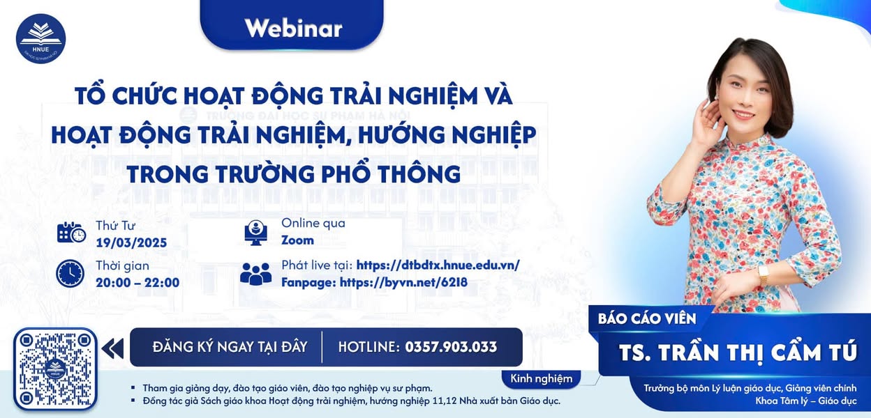 Tổ chức hoạt động trải nghiệm và hoạt động động trải nghiệm, hướng nghiệp trong trường phổ thông